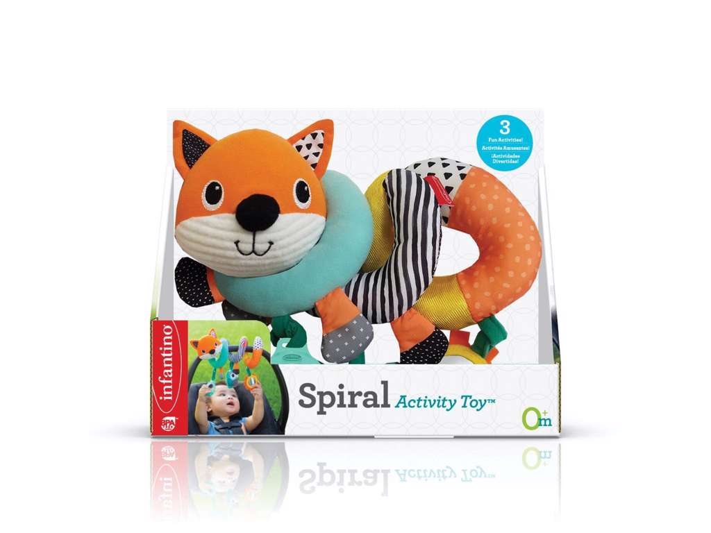 Spiral aktivitetsræv med spejl, lyd og bidering fra Infantino