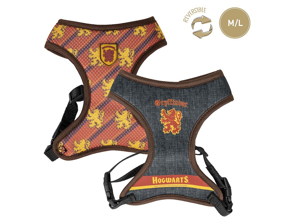 Premium hundesele med Harry Potter vendbar - M/L