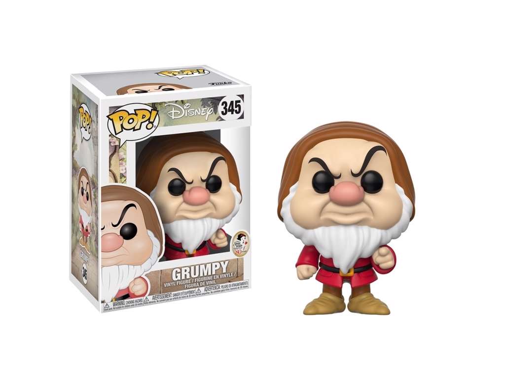 Snow White and the Seven Dwarfs POP! vinyl figur af Grumpy på 9 cm