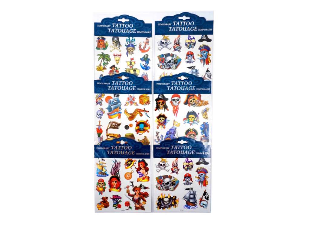 Pirat tatoveringer - flere forskellige