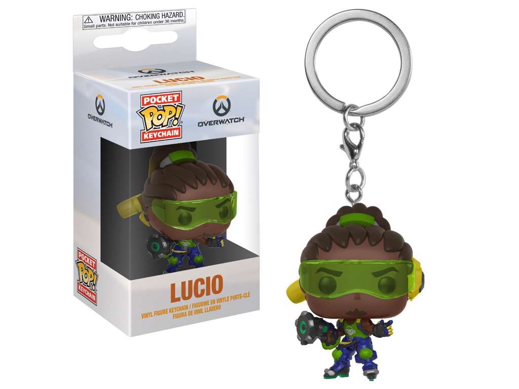 Overwatch Pocket POP! nøglering med Lucio på 4 cm