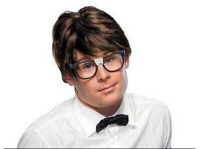 Brun korthåret voksenparyk fra Rubies