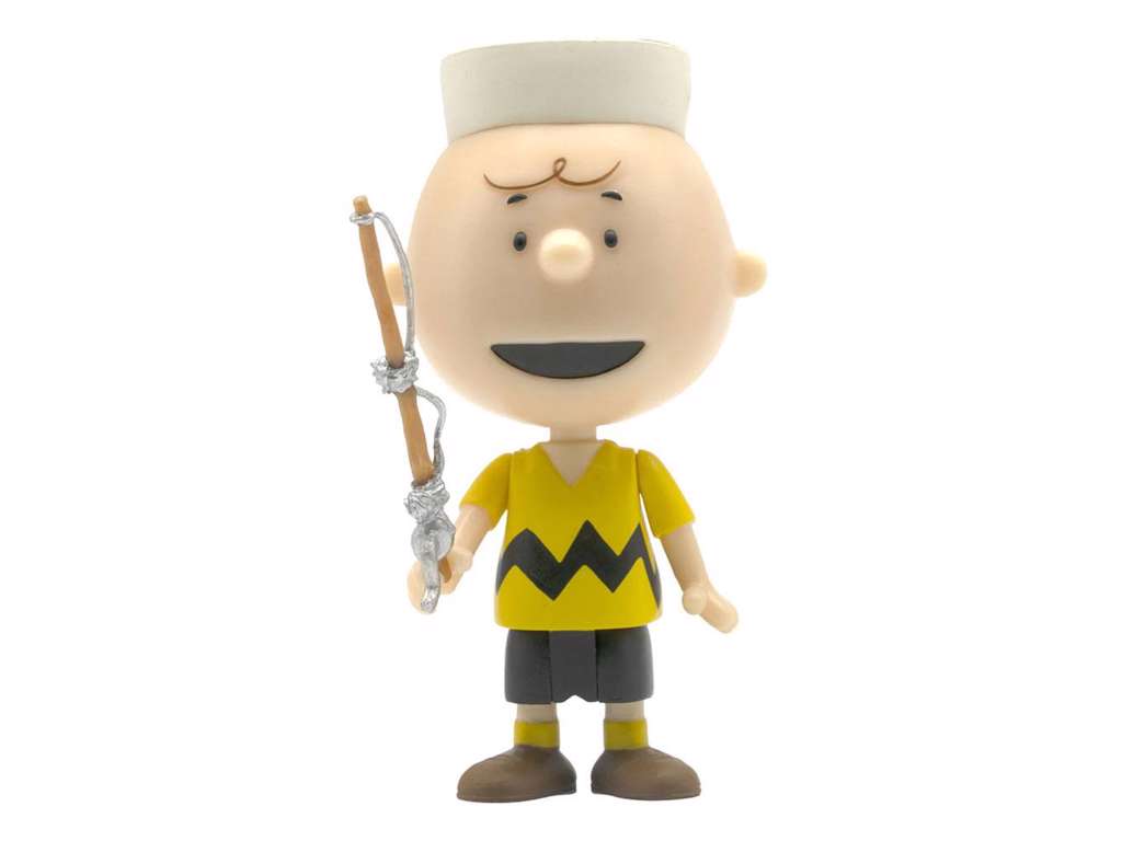 Peanuts ReAction Wave 3 Camp Charlie Brown actionfigur på 10 cm
