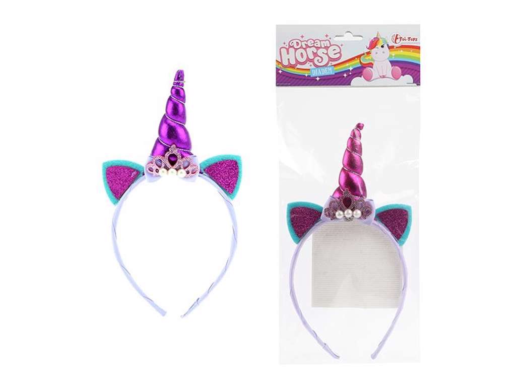 Hårbøjle med enhjørning