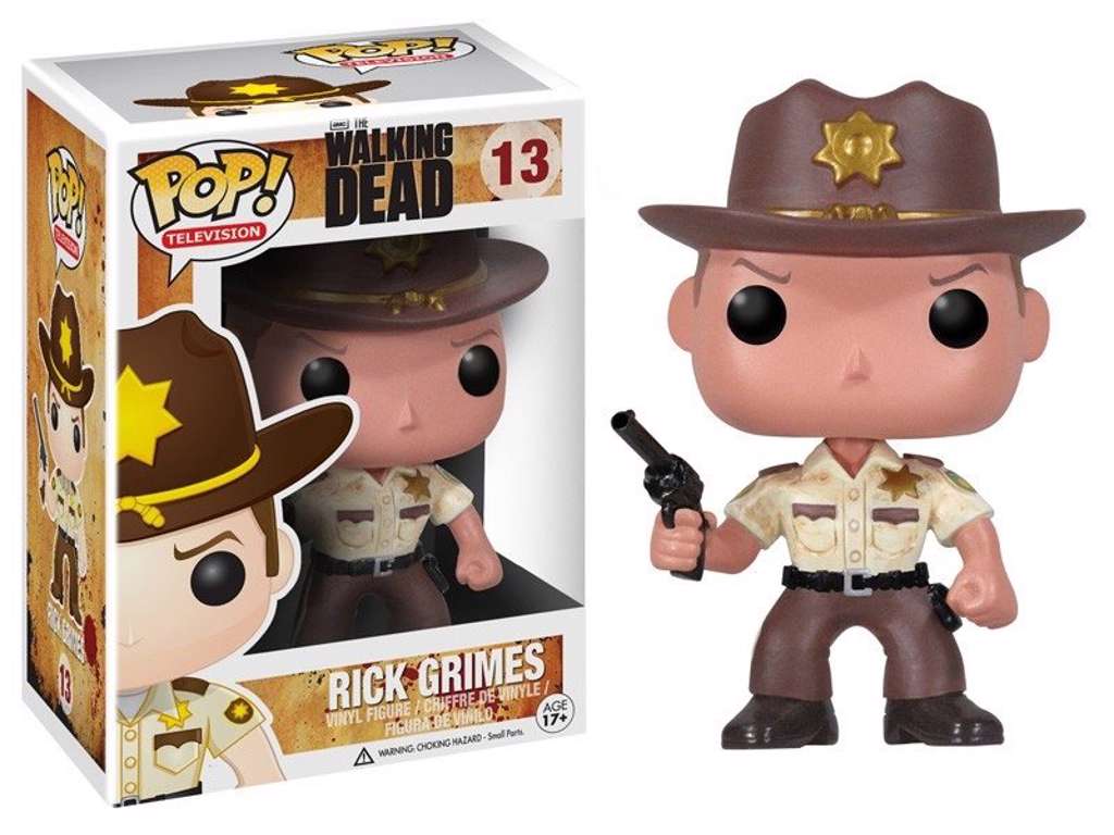 The Walking Dead POP! vinyl figur af Rick på 10 cm