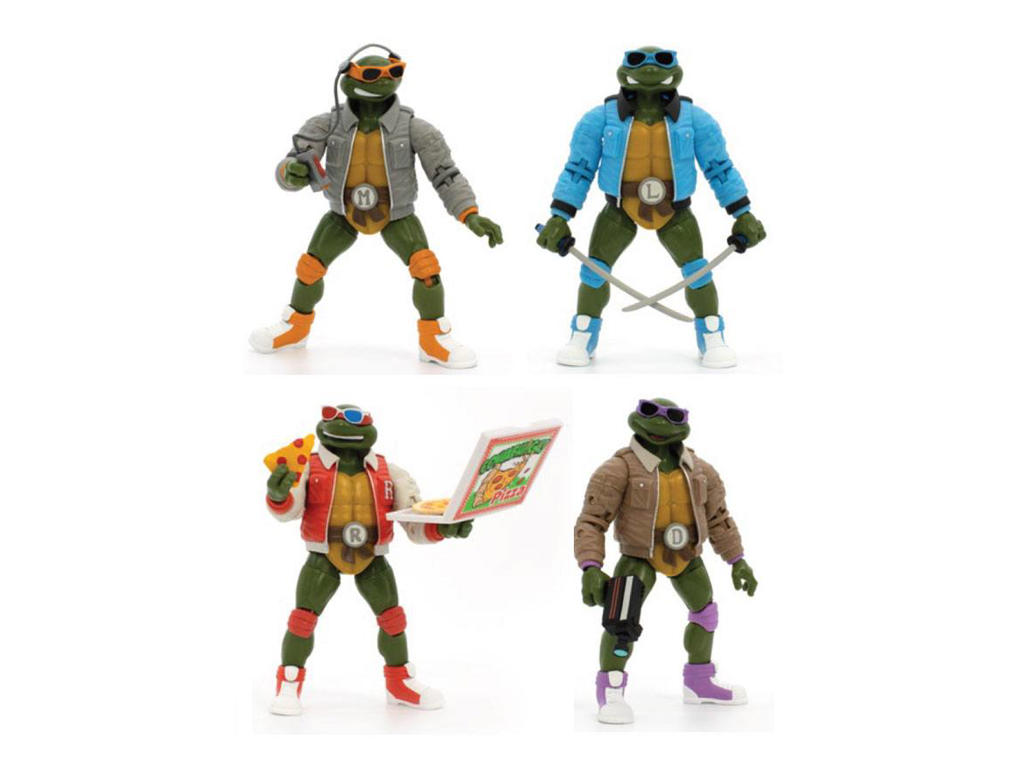 Teenage Mutant Ninja Turtles BST AXN Action Figurer 13 cm Street Gang Assortment #2 Exclusive (4)