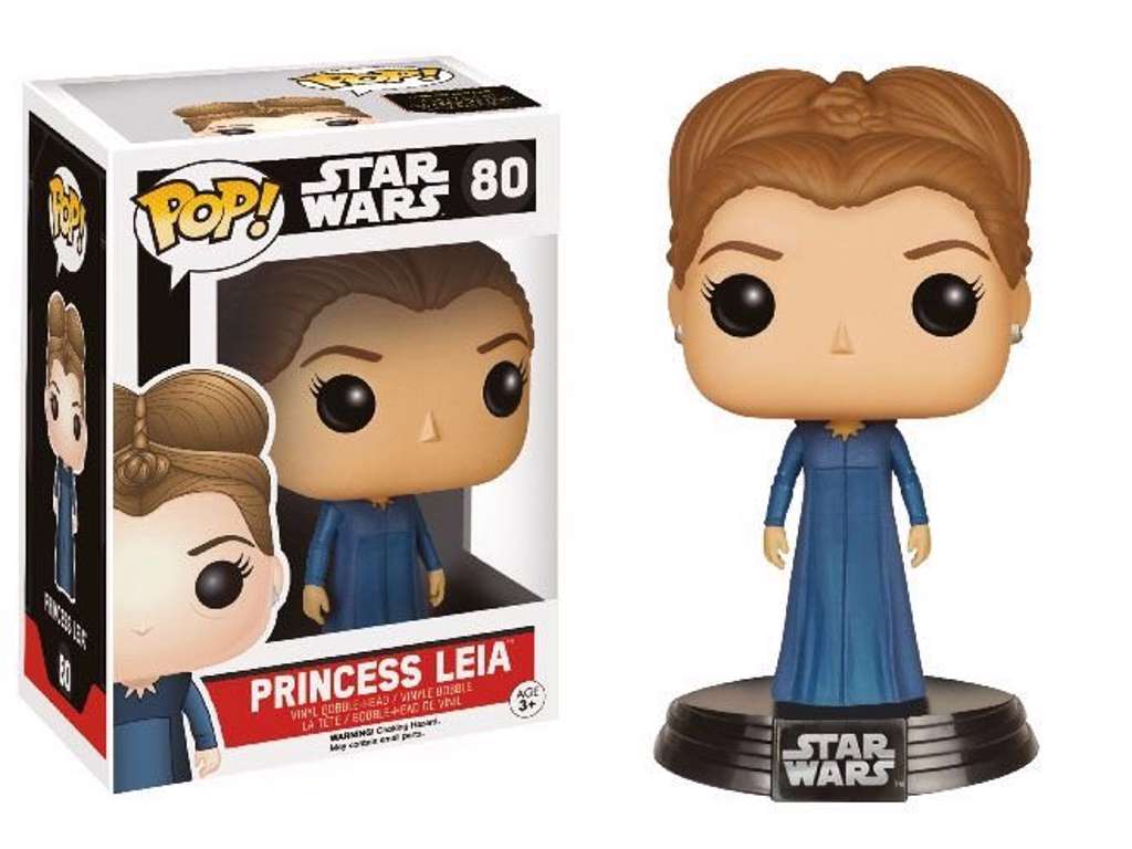 Star Wars Episode VII POP! vinyl bobble-head af Princess Leia på 9 cm