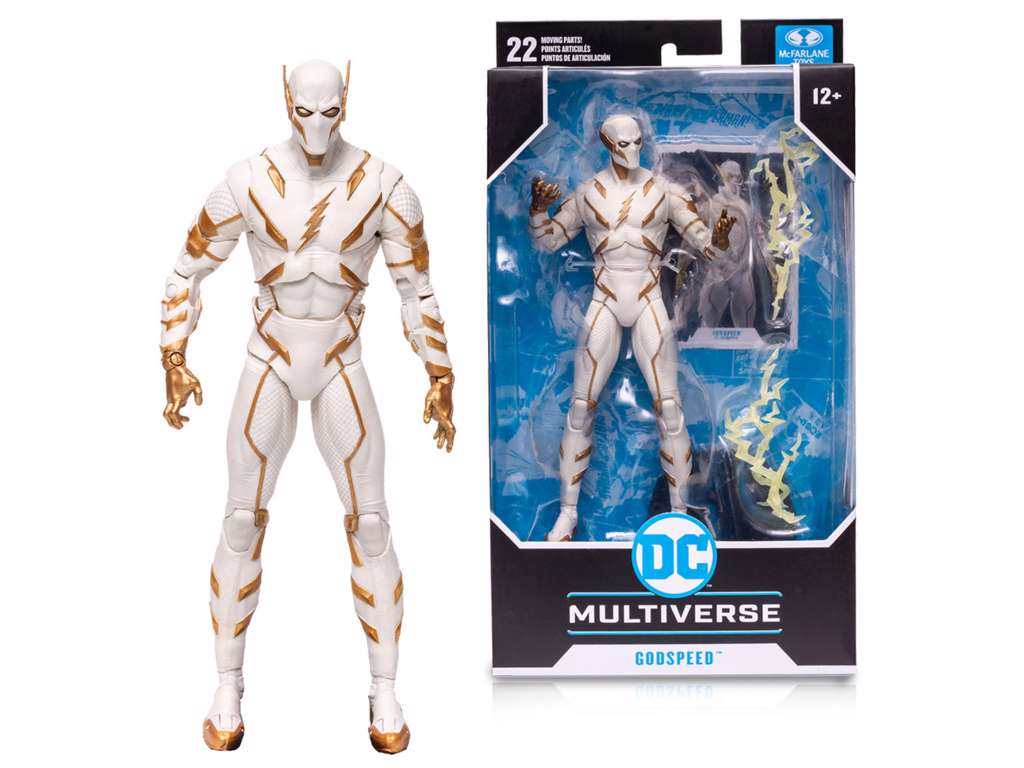 DC Multiverse Godspeed action figur på 18 cm