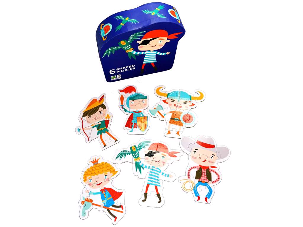 Puslespil med pirat fra Barbo Toys