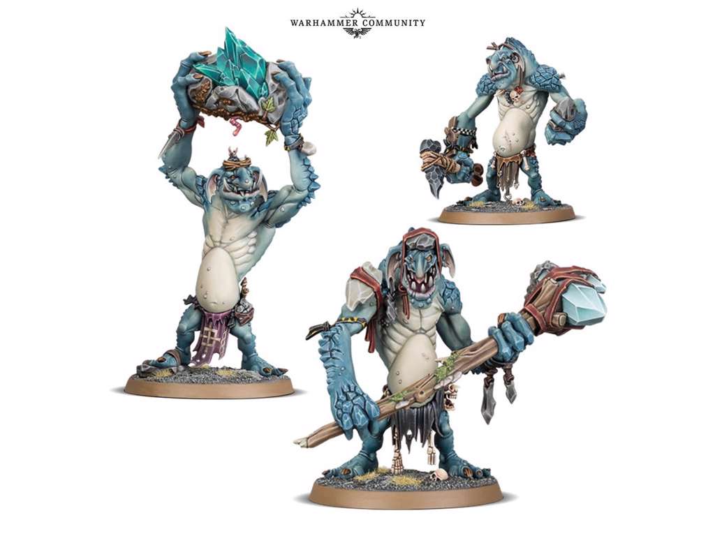 Warhammer AoS Gloomspite Gitz Rockgut Troggoths
