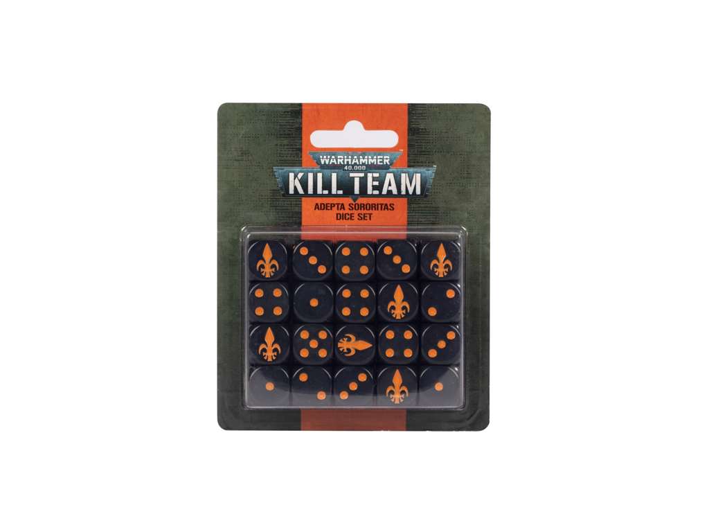 Kill Team: Adepta Sororitas Dice Set 20 stk D6 terninger til Kill Team Warhammer 40.000 *Udgået