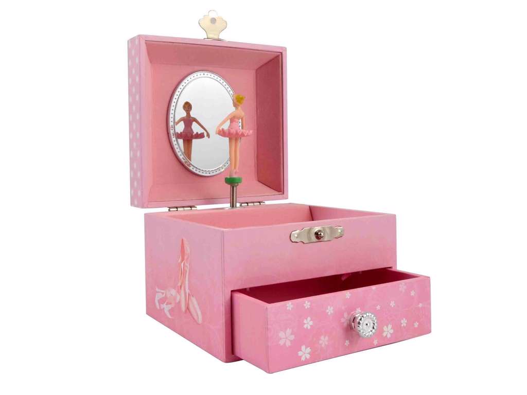 Smykkeskrin m. Ballerina og Musik