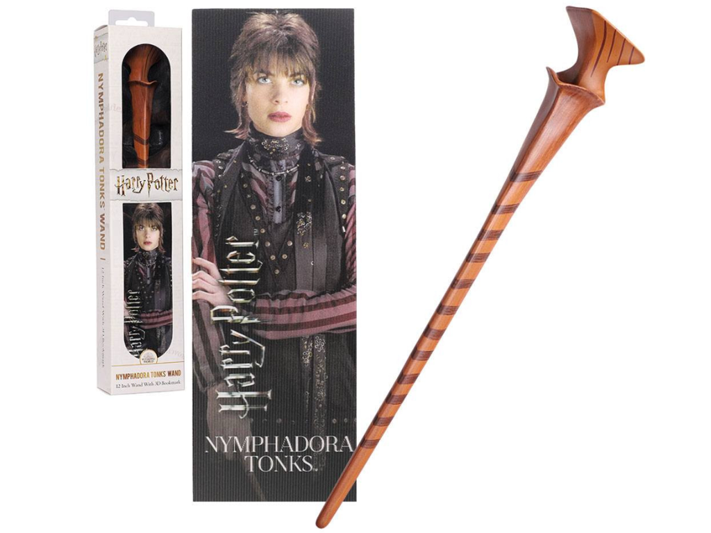Nymphadora Tonks tryllestav i PVC med 3D-bogmærke