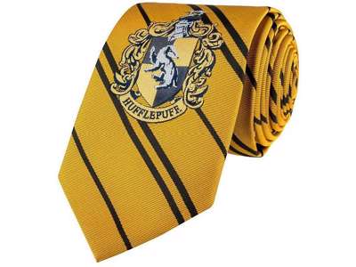Vævet slips Hufflepuff til børn Harry potter fra Cinereplicas