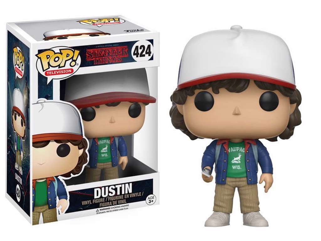 Stranger Things POP! vinyl figur af Dustin på 9 cm