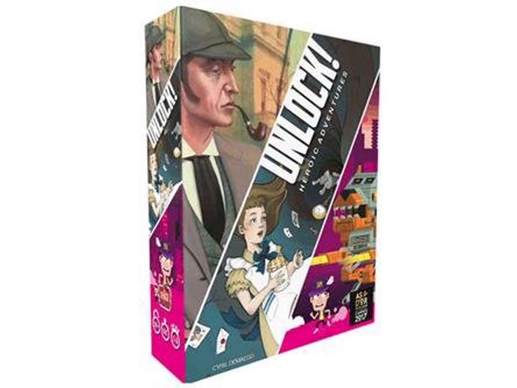 Unlock! 5 Heroic Adventures - brætspil
