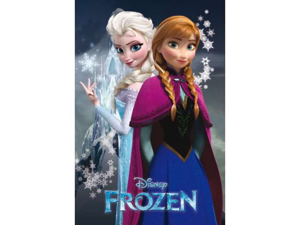 Frost plakat med Anna og Elsa - 0121