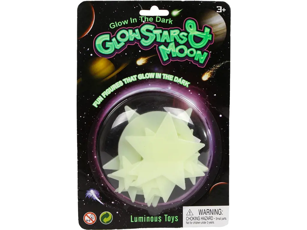 Selvlysende stjerner & måne