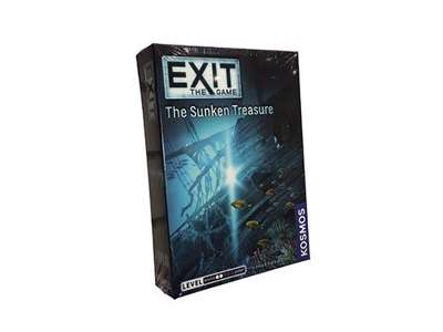 EXIT 4: Den Sunkne Skat - brætspil fra Lautapelit