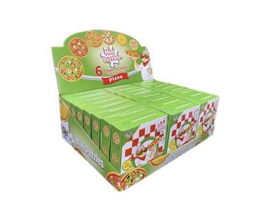 Mini pizza puslespil på 36 brikker - flere forskellige