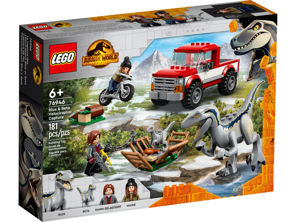 LEGO Jurassic World - Blue og Beta – velociraptor-fangst - 76946