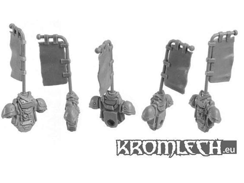 Cyber Samurai Backpacks (5) til rollespilsfigurer fra Kromlech