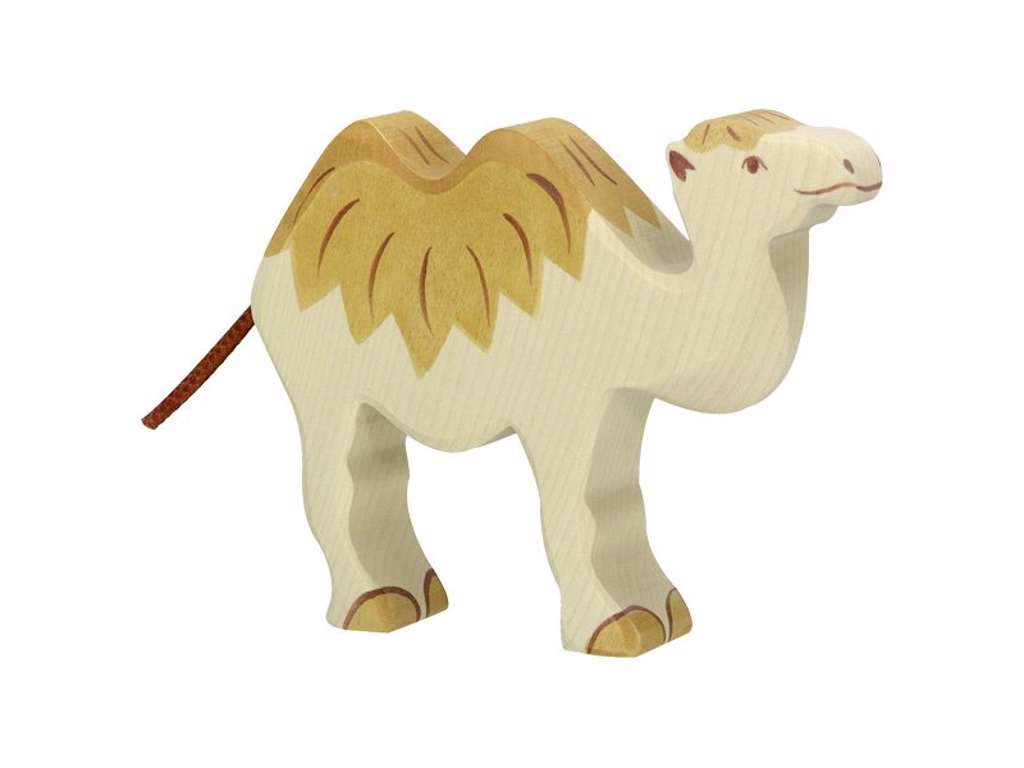 Kamel af træ - 13 cm