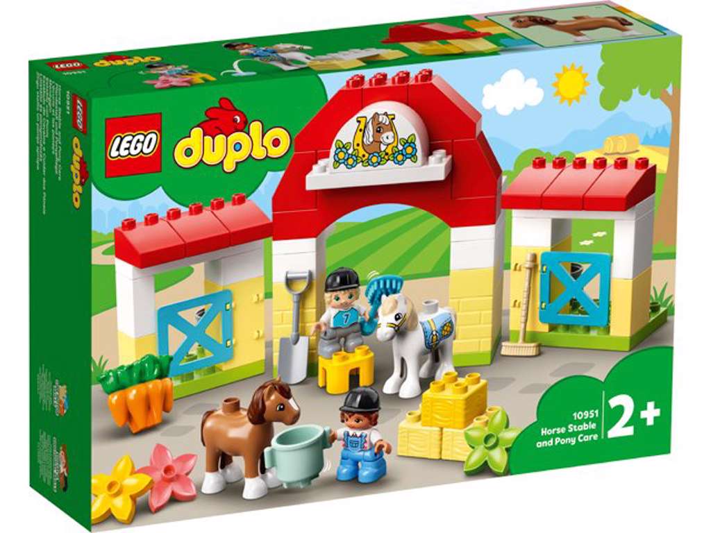 LEGO DUPLO Town - Hestestald og ponypasning - 10951