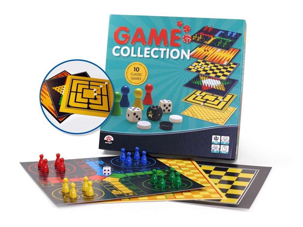 Spillemagasin med 10 klassiske spil fra Danspil