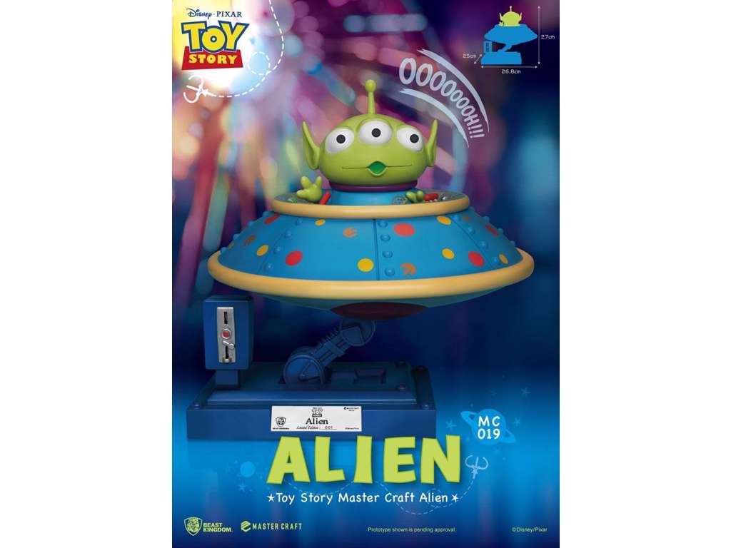 Toy Story Master Craft statue af Alien på 26 cm