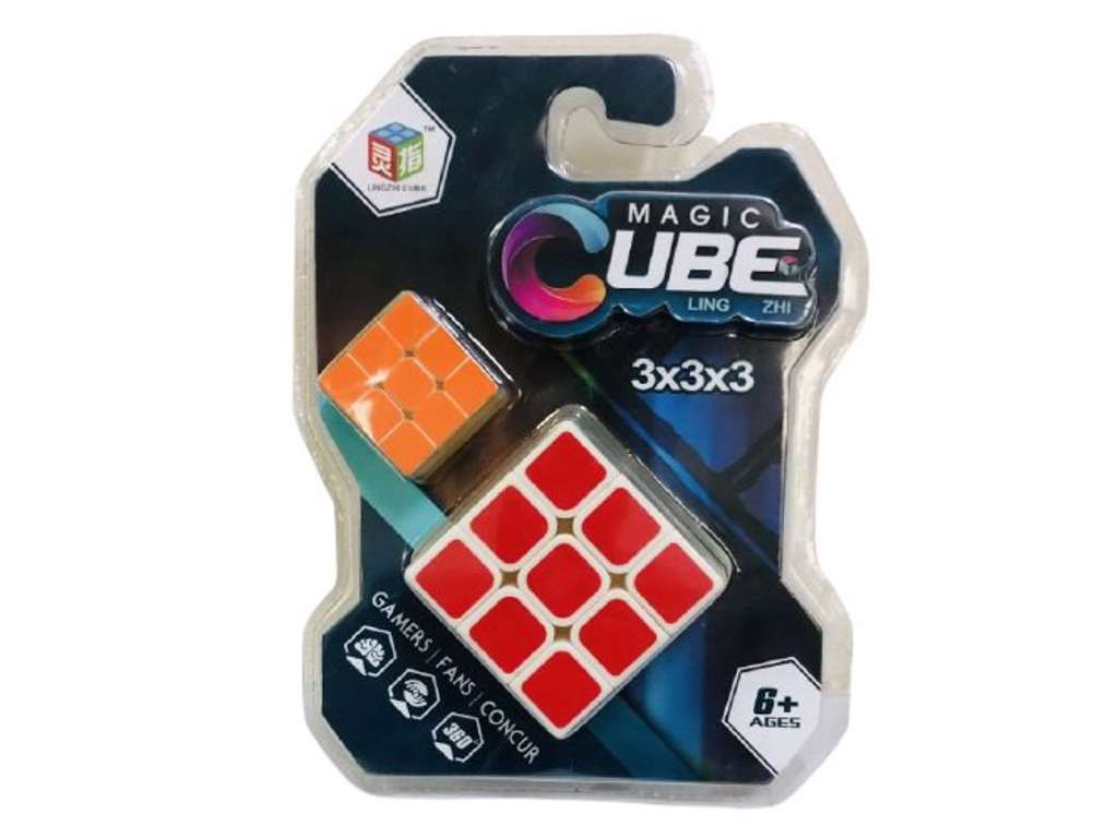 2 stk magiske terninger på 3,3cm og 5,7 cm