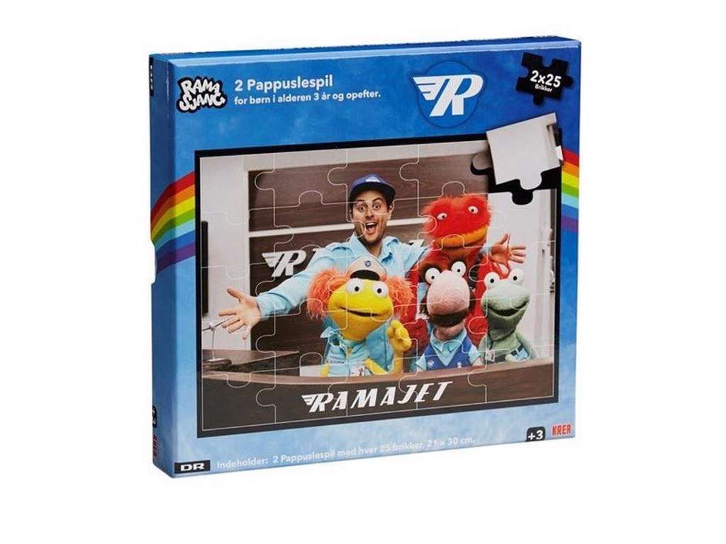 Ramasjang Ramajetter Puslespil 2x25 brikker