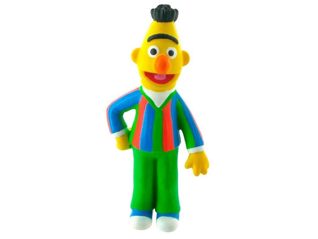 Bert minifigur fra Sesame Street på 8 cm