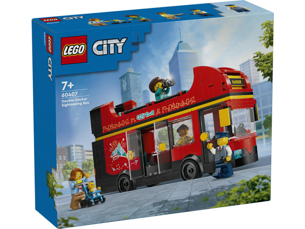 LEGO City Great Vehicles - Rød dobbeltdækker-turistbus - 60407