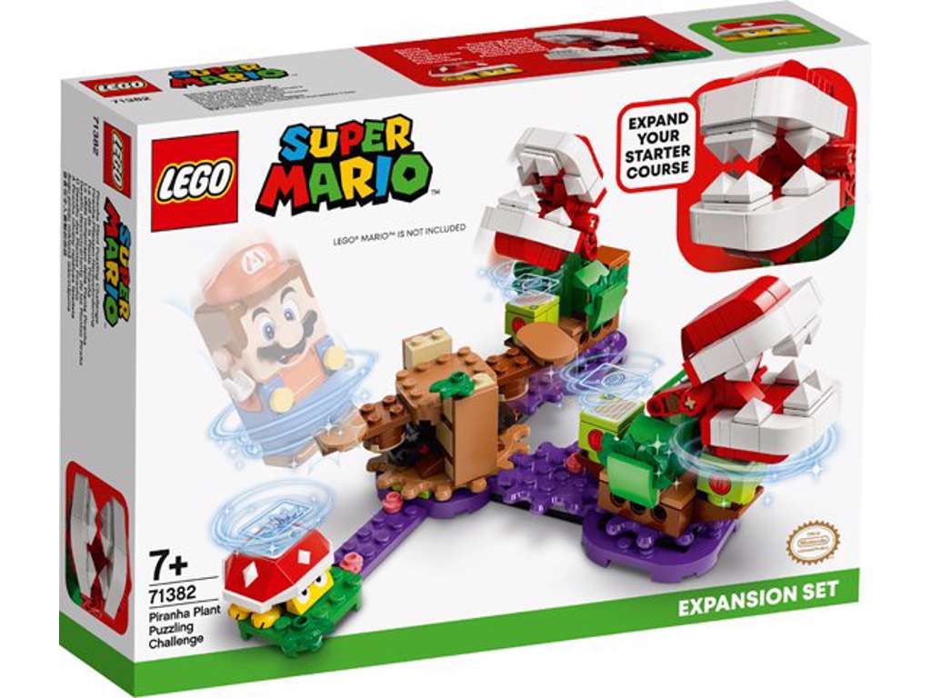 LEGO Super Mario - Kødædende plante-udfordring – udvidelsessæt - 71382