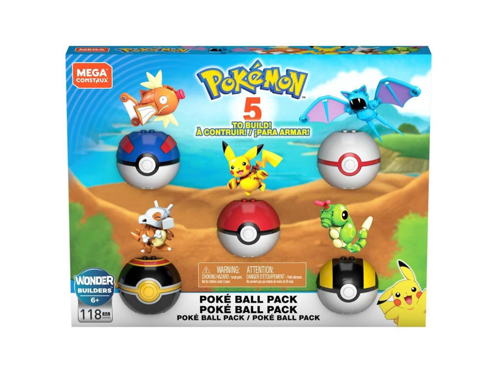 MEGA Pokémon Poké Ball 5-Pak