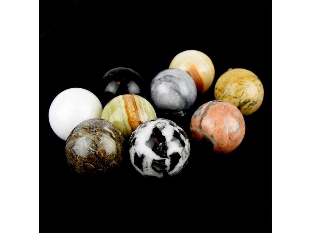 Marmorkugle af Marmor - 3 cm