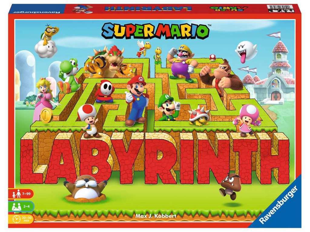 Super Mario Labyrinth - brætspil