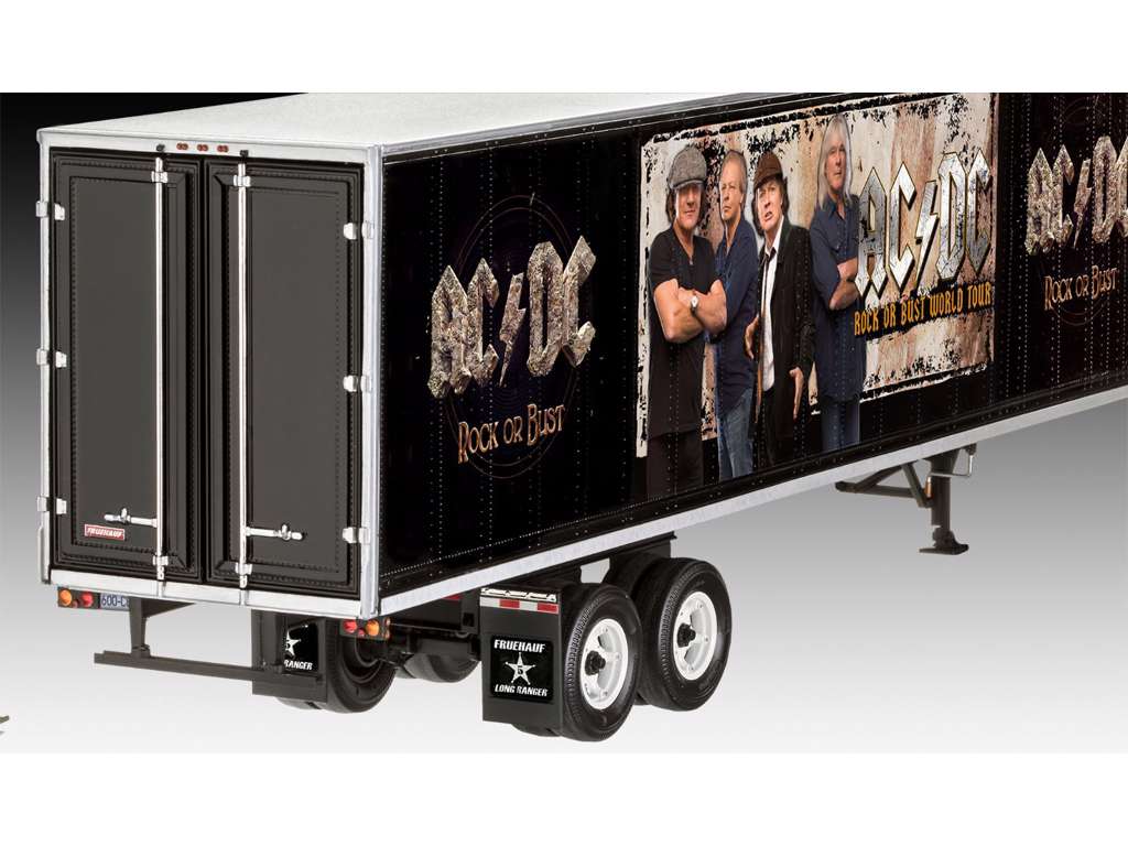 AC/DC Tour Truck 1:32 limited edition model kit fra Revell