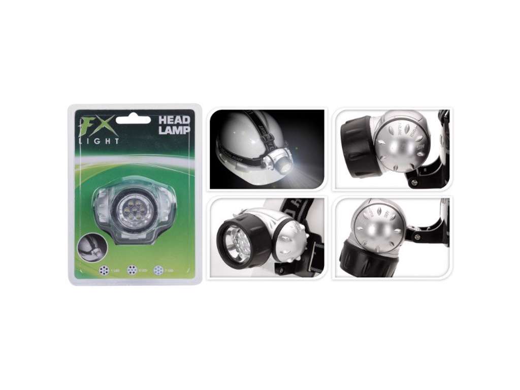 Pandelygte med 7 LEDer