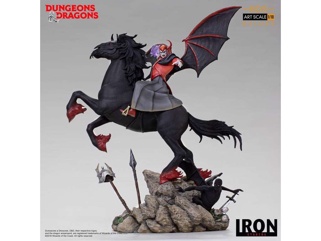 Dungeons & Dragons Deluxe BDS Art Scale statue 1/10 af Venger with Nightmare & Shadow Demon på 44 cm