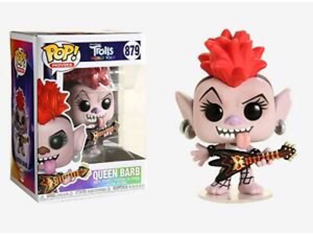 Trolls World Tour POP! vinyl figur af Queen Barb på 9 cm