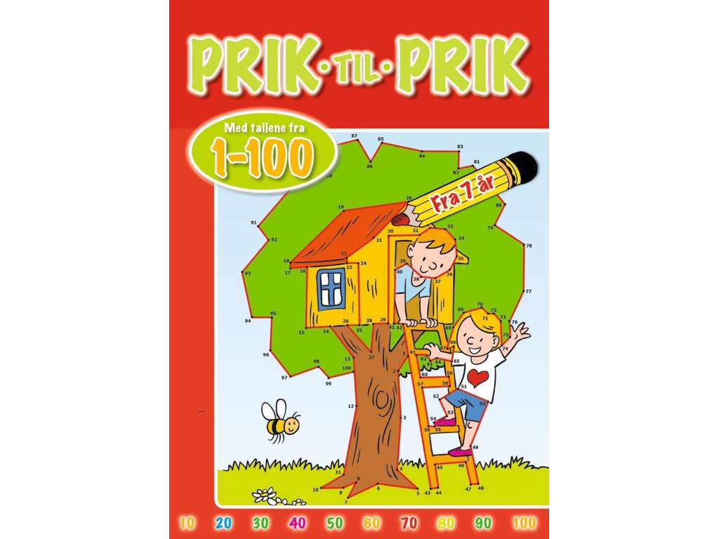 Prik til prik – Med tallene fra 1-100