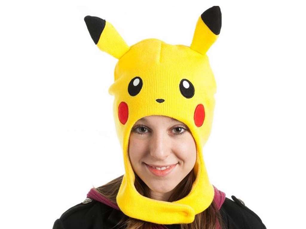 Pokémon lukket beanie med Pikachu hoved
