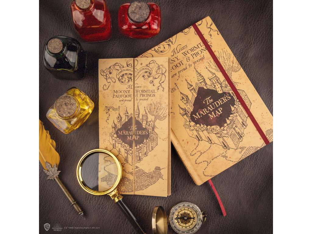 Notesbog Foldable Røverkortet Harry Potter fra Cinereplicas