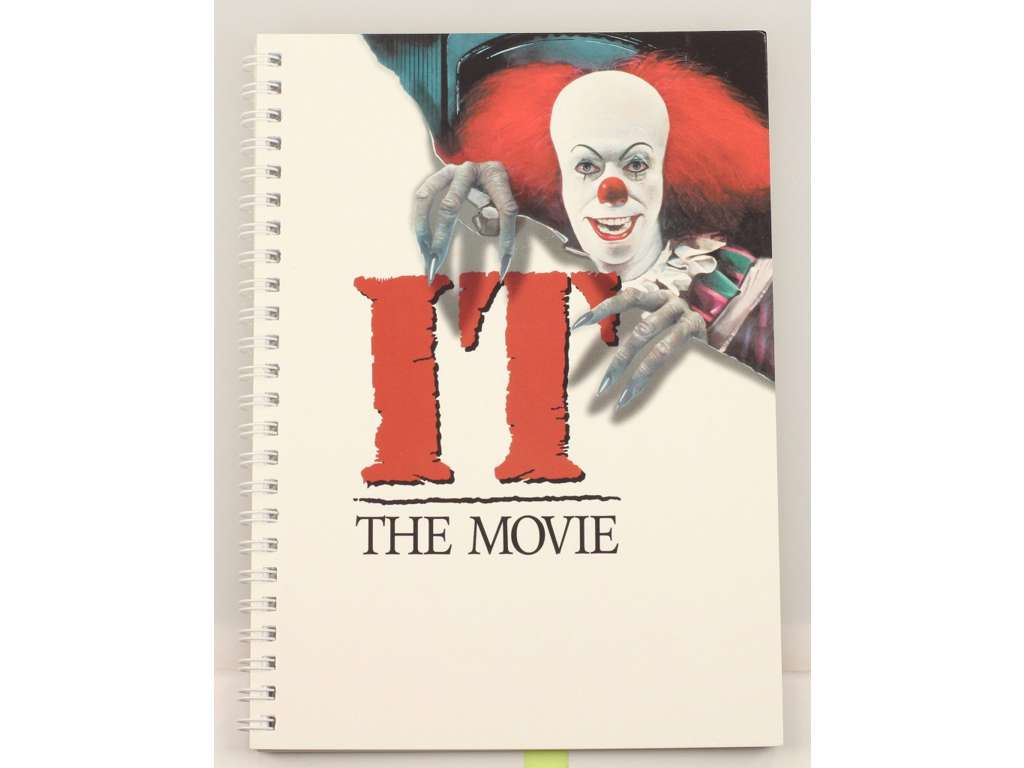 IT 1990 notesbog med spiralryg