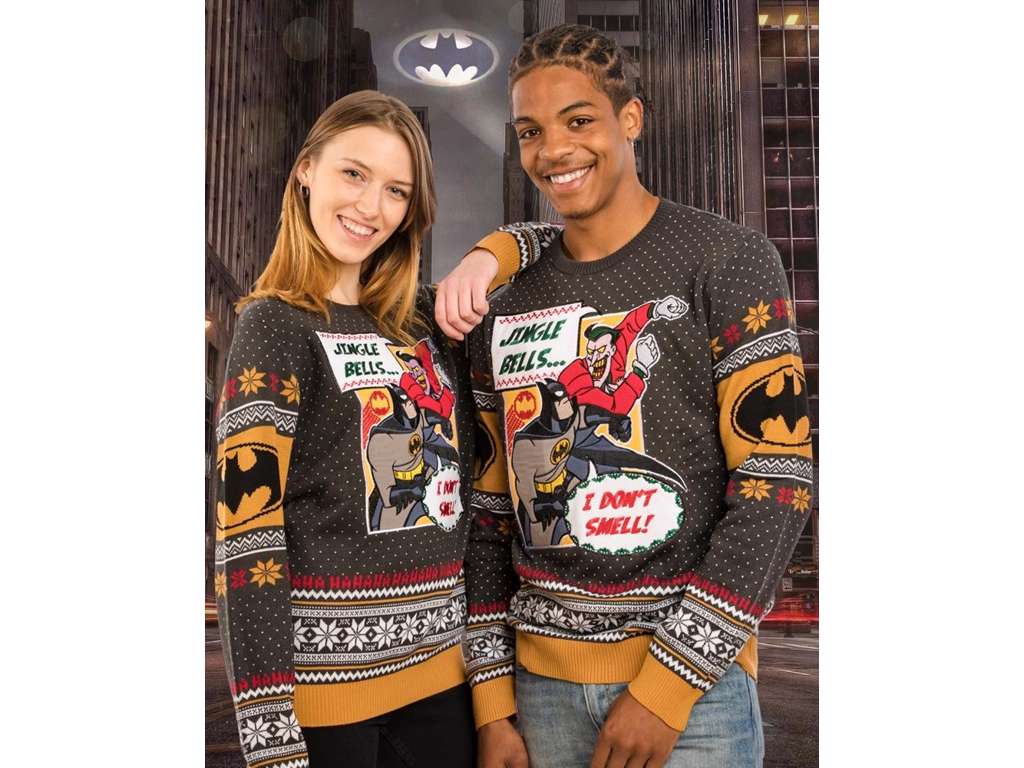 Batman Jingle Bells julesweater str XXXL