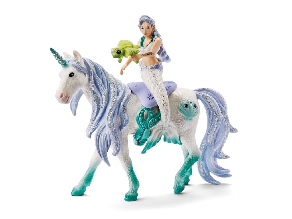 Bayala havfrue ridende på hav enhjøring fra Schleich - 42509