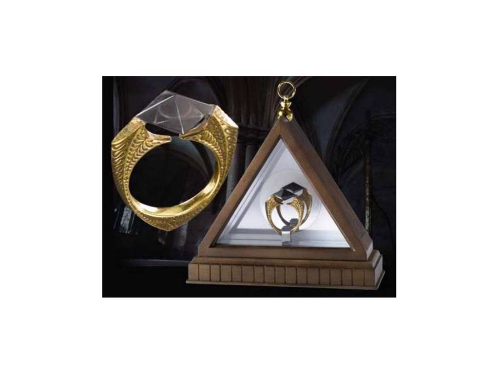 Lord Voldemort´s Horcrux Ring (guldbelagt) replika fra Noble Collection