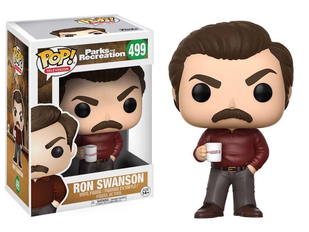 Parks and Recreation POP! vinyl figur Ron Swanson på 9 cm
